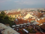 Vyhlídka na moře střech (ŽTJ na Pražském hradě)