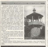 Sdružení Altus se snaží získat dokumentaci a zahájit obnovu vyhlídkové věže na Chlumu u Slatiňan (rok 2000)