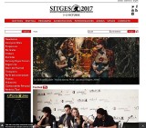 Web filmového festivalu Sitges (printscreen)